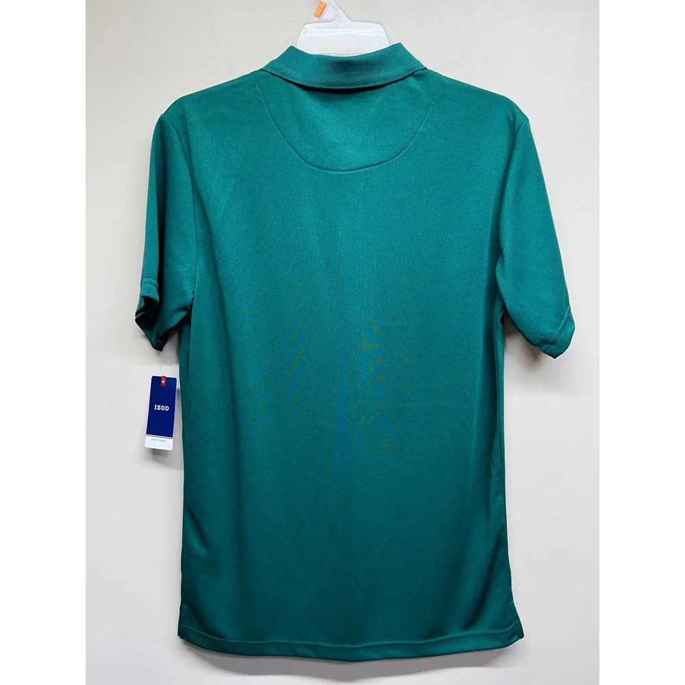 IZOD Kids Boys Green Short Sleeve Polo Shirt‎ XL/XG 18 20 Regular NWT